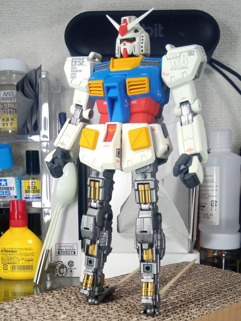 可動範囲は狭く、外装被せたらほとんど見えなくなります(^^ゞ