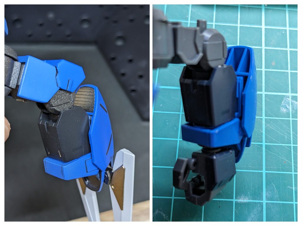 装甲裏もプラ板で埋めてます