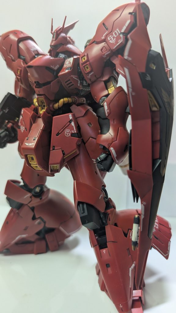 RG SAZABI  部分塗装