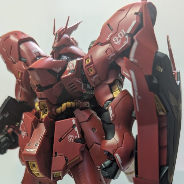 RG SAZABI  部分塗装