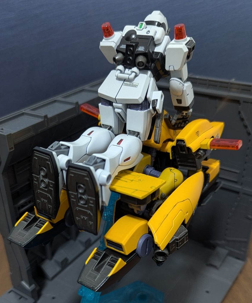 ライド状態のバックショット