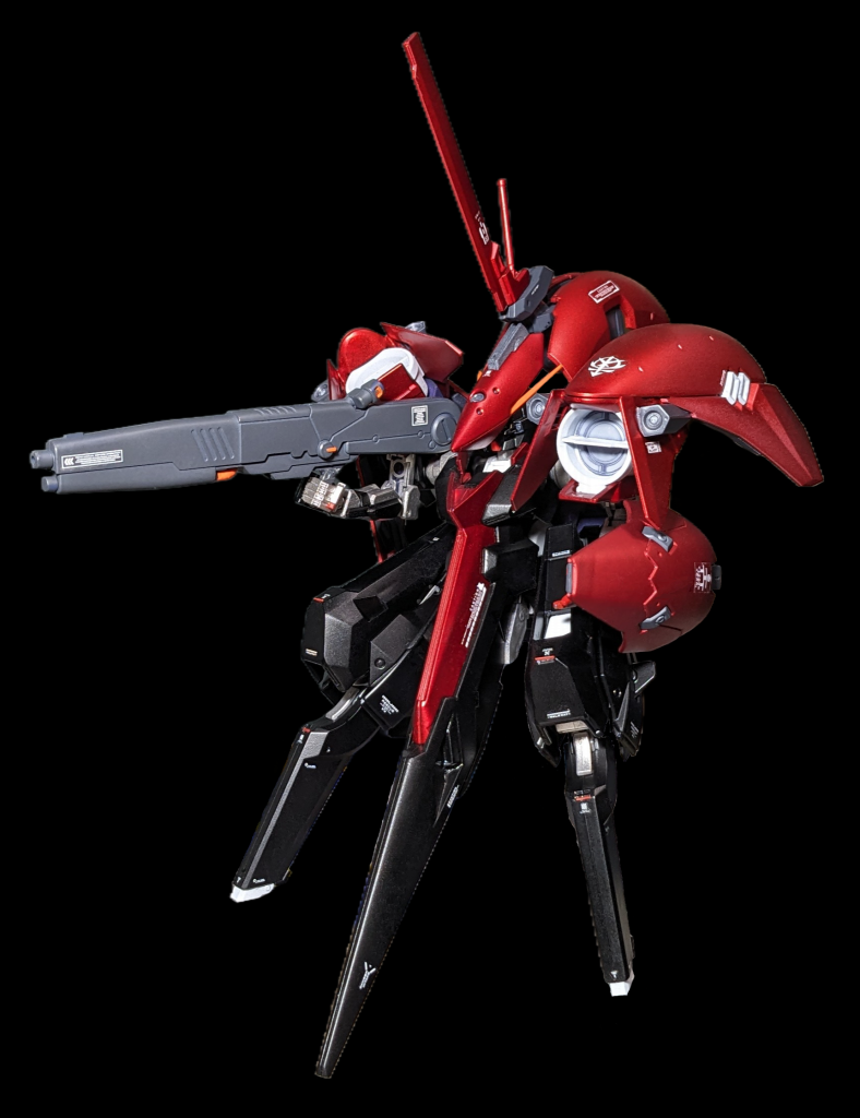 ヘイズルIIの時からですがこのライフル、非常に持たせ辛いので持ち手の向きを変更しています