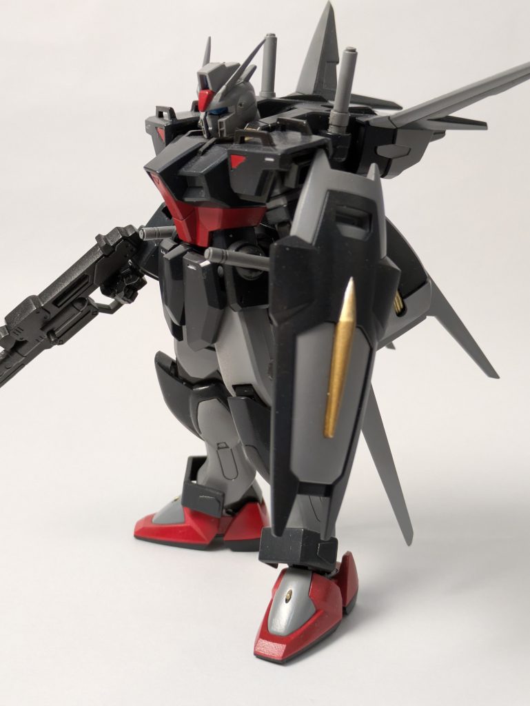 20年前のキットなので、今のキットと比べると体形が全然違いますが、全体のバランスはとれていると思います。