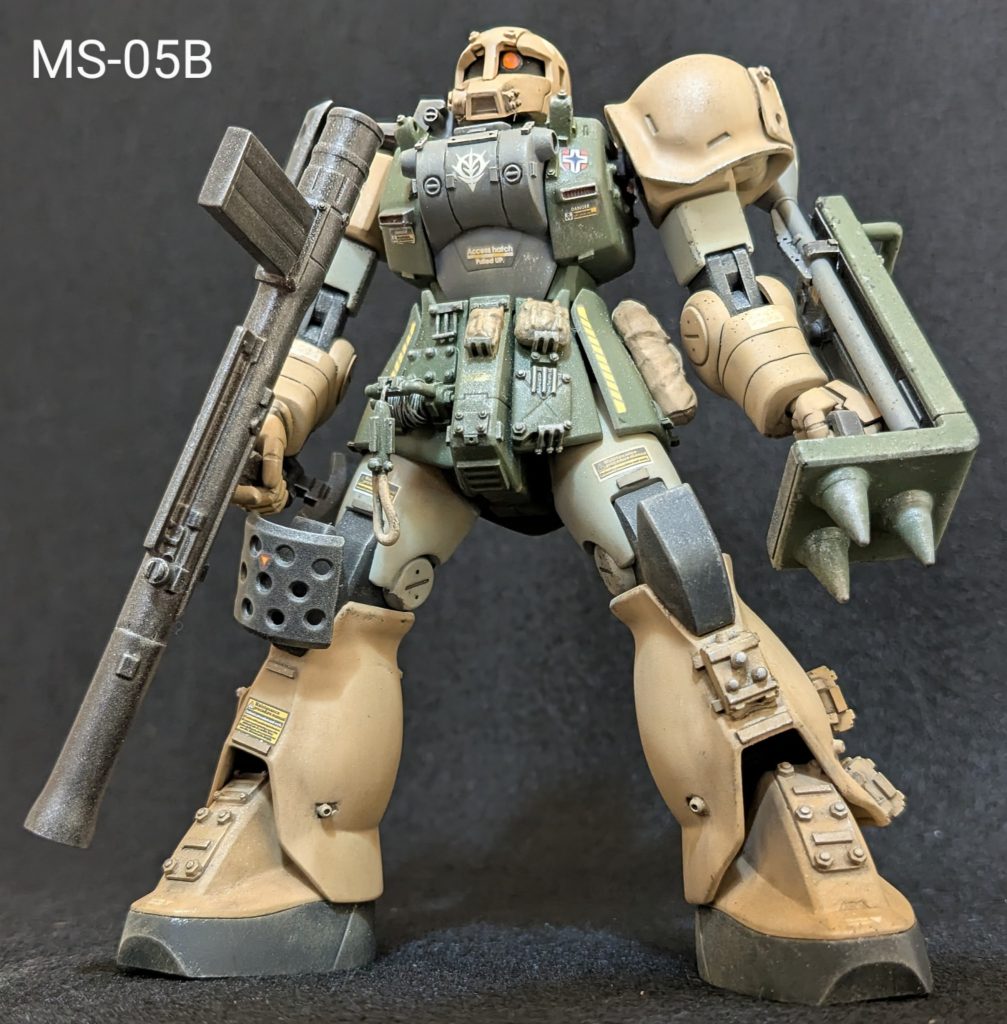 第十弾　1/144　MS-05BザクⅠ　JERRYCANCUSTOM（旧ザク）　　　　　　タミヤ大尉搭乗機