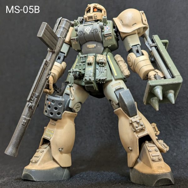 第十弾 1/144 MS-05BザクⅠ JERRYCANCUSTOM（旧ザク） タミヤ