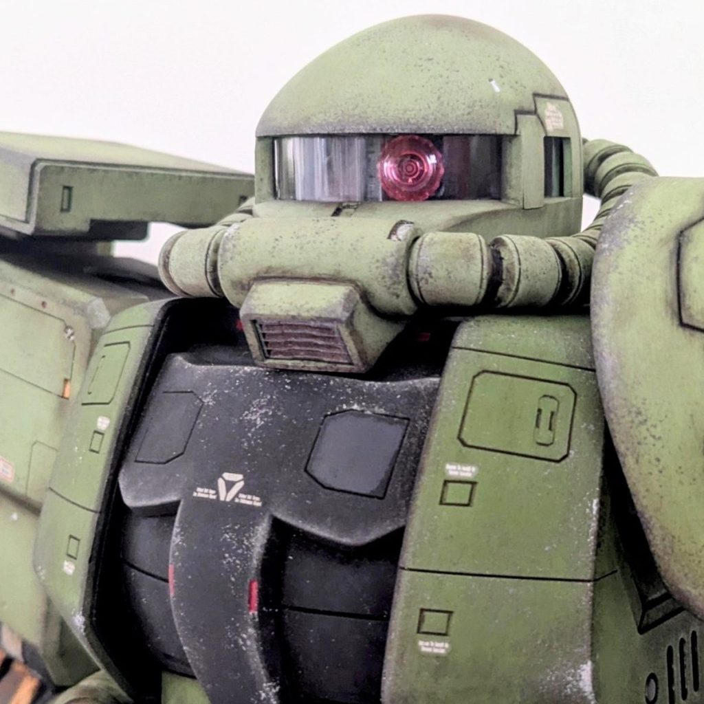 メガサイズ MS-06ザク お気楽仕上げ｜クルフさんのガンプラ作品