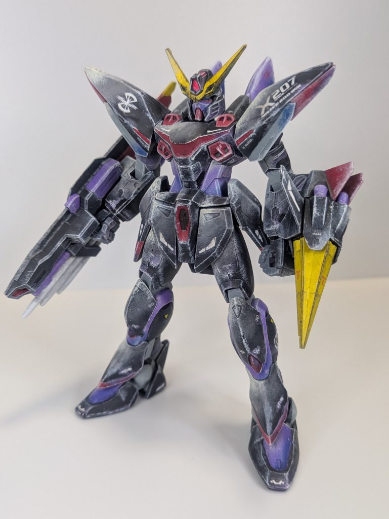 キットは20年以上前のものですが、プロポーションも良く、可動範囲もかなり広いです。でも、そろそろリバイブして欲しいなぁ。