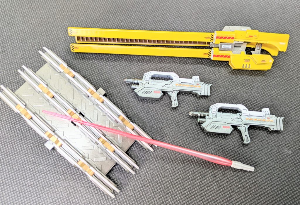 武装各種✨️アサルトライフルも結構な塗り分けだったんですが、途中で妥協しました(笑)