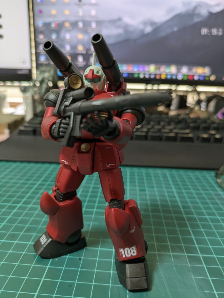 全塗装しただけで、あとはいじっていません