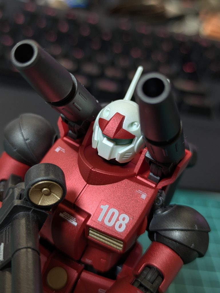 マットキャンディー塗装　ガンキャノン