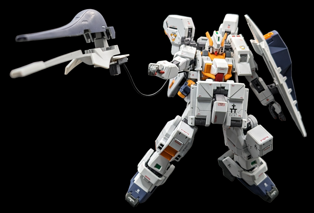 ウインチキャノンは配線を使ってMGと同じように射出状態を再現