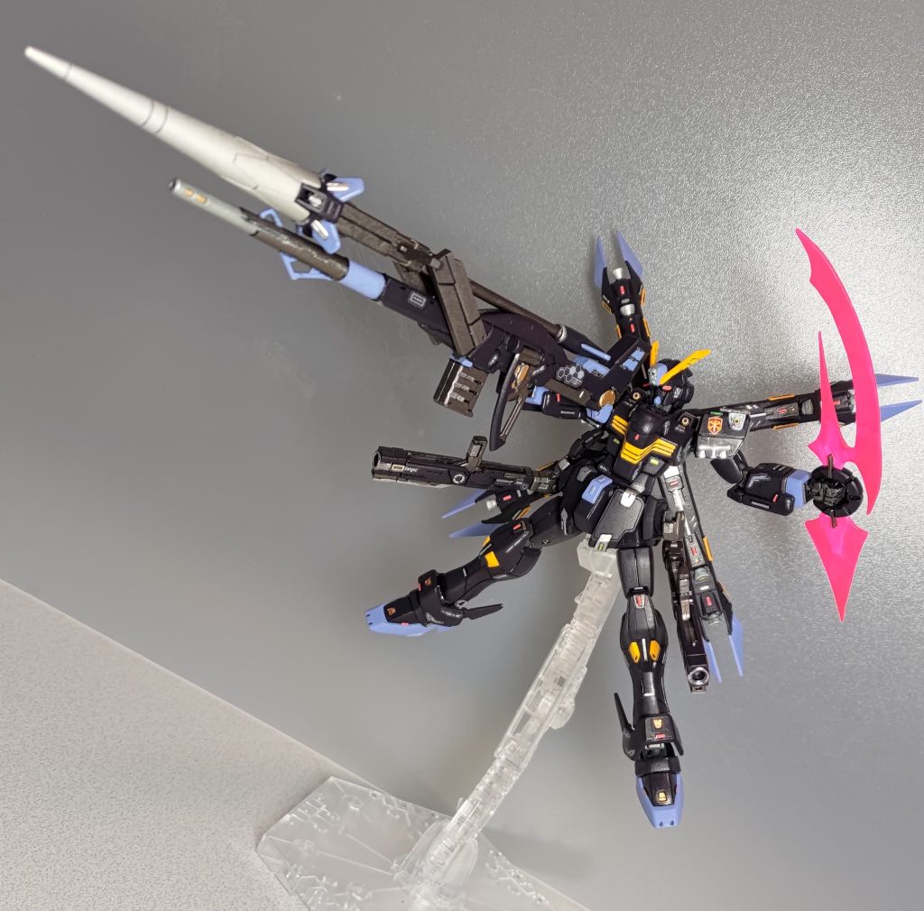 バスターエクステンション、ヴェスビー、折り畳み式ライフルを展開して1枚。銃口の先にいるのはもちろん・・・