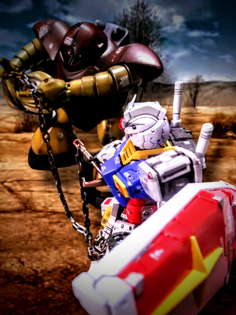 さすがゴックダァ　経年劣化でも？　なんとも無い💦HGUC　ゴック　初版品　発掘でお披露目デス😁