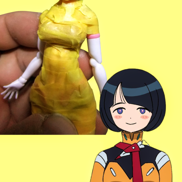 どうも！こんばんは〜っ！　G太郎デス♫出来心でザックリと作ってみました😁リアクションが良さ気であれば？⇒コンプしてしまうかも💦※頭髪をタミヤ高密度エポパテで造形しました。（2枚目）