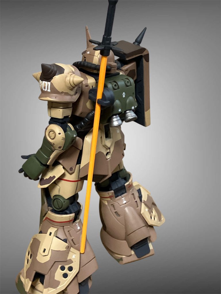 後ろも手を抜かず頑張って塗り分けました