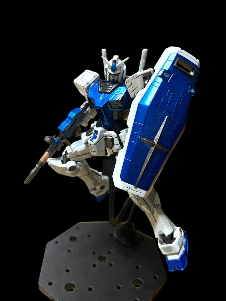 1/144 RX-78F00/E ガンダム (EX-001 グラスフェザー装備)–3枚目/制作者：4児のパパ