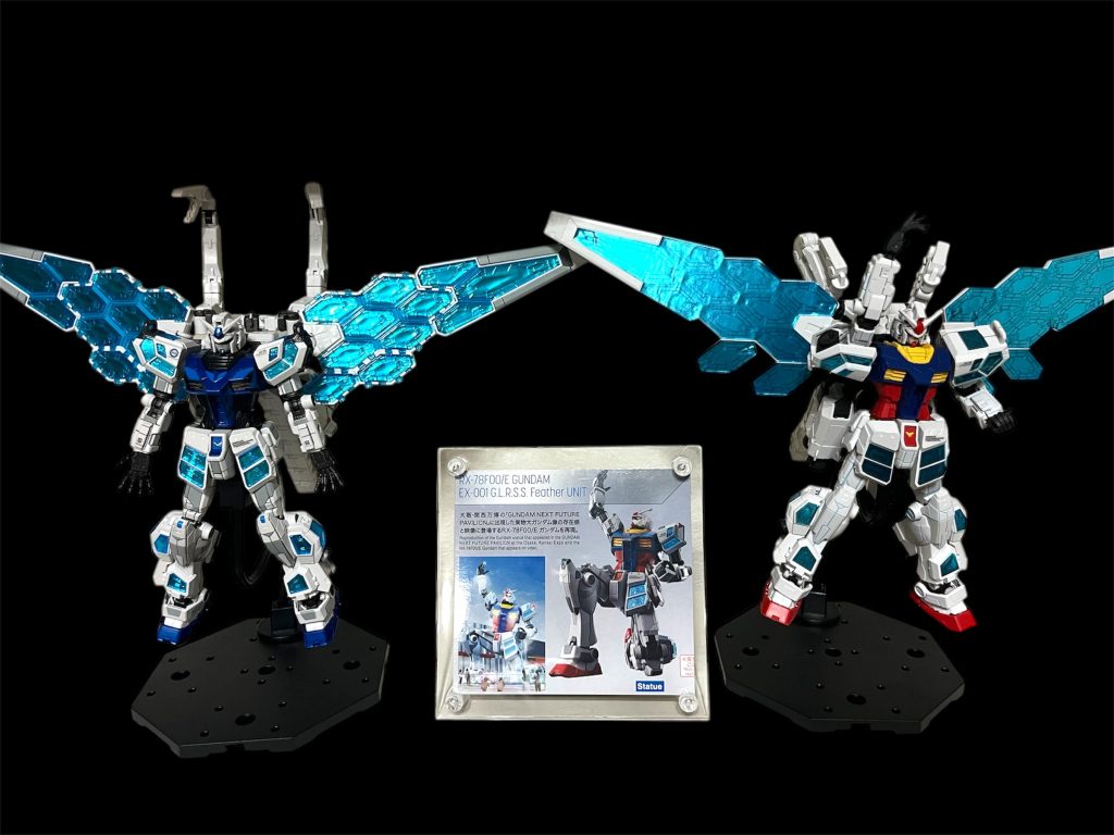 最後に、息子が作ったEGとパシャリ📷EGは素組みですが、できが素晴らしいですね😁