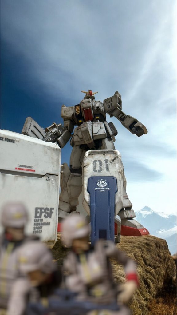 陸戦型ガンダム 01小隊配備型–7枚目/制作者：OBORO二等兵