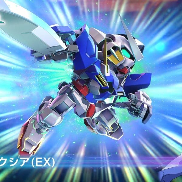 UR出たらガンプラ作らなきゃいけない縛り…負債たまりまくってるついでにもう一体も2体も変わらないよね…という開き直りでとうとうリリース開始直後から温存してた引き直し可能UR確定ガチャを解放しました。皆さんこれが借金しまくるヤツの発想ですよ。オルタナティブ系の強いユニット欲しかったのでエクシアをチョイス、本当はパイロット付き欲しかったけどSSR5枚引き出来たのでまぁ妥協ラインでしょう…。あとガチャチケットでサポーターのアーガマ＆ファも出やがった…学園艦や今ピックアップされてるアウドムラよりはマシと見るべきか…ついでに作成の方は角型プラパイプの組み合わせでこんな物体が構築されました。（1枚目）