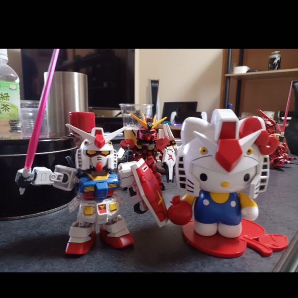 私も戦うよ!!　ガンダム　頼むよ♡　キティガンダムちゃん