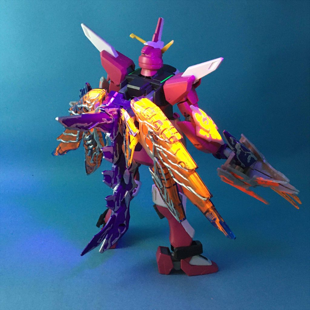 HGCE×SDW HEROES インフィニットジャスティスガンダム龍式 (HGCE×SDW HEROESコンパチブル完成品)(HGCE ∞Justice Gundam Type Dragon)–8枚目/制作者:enarin