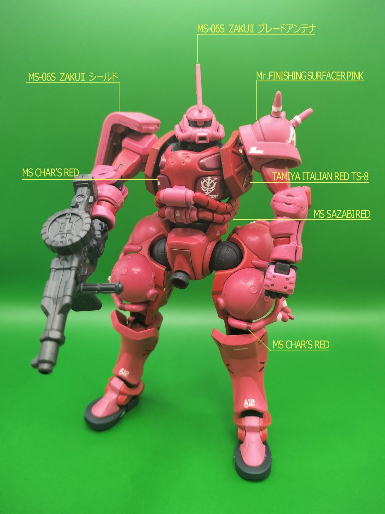 GQuuuuuuX シャア専用ザク ジークアクス–3枚目/制作者：7daime7