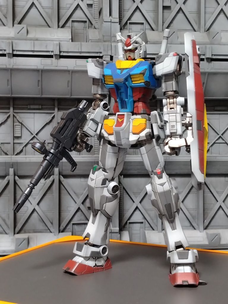 ＲＸ７８Ｆ００／Ｅガンダム（ＥＸ００１グラスフェザー装備）–2枚目/制作者：nikoniko