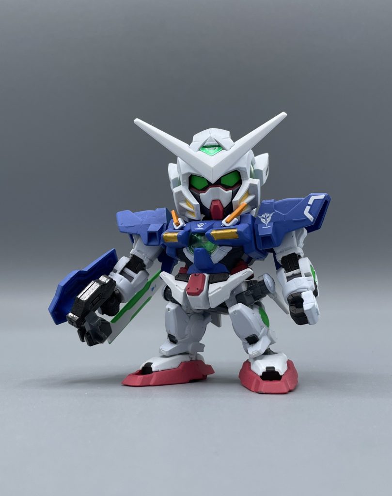 GN-001REⅡ GUNDAM EXIA REPAIRⅡ TV「機動戦士ガンダムOO」の最後を飾る刹那の愛機、ガンダムエクシアリペアⅡ。半壊状態で稼働していたリペアを、ソレスタルビーイングが正式に改修したMSです。★改修前のエクシアはこちら↓↓(*^^*)https://gumpla.jp/sd/2325759