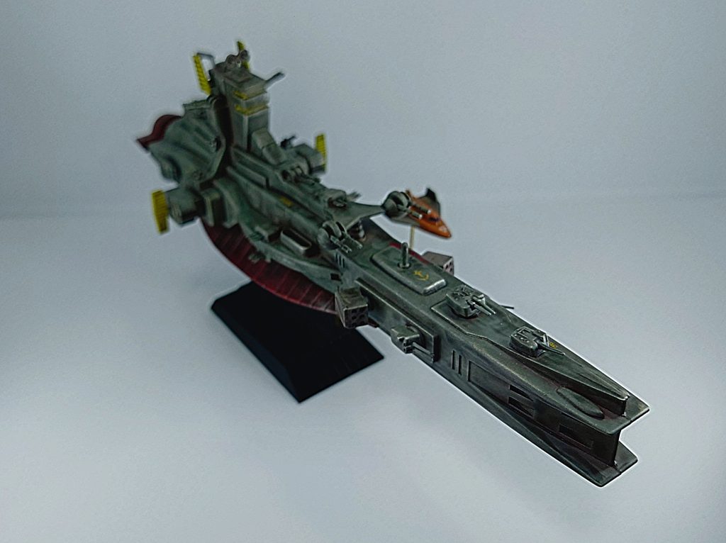 基本塗装は軍艦色と艦底色