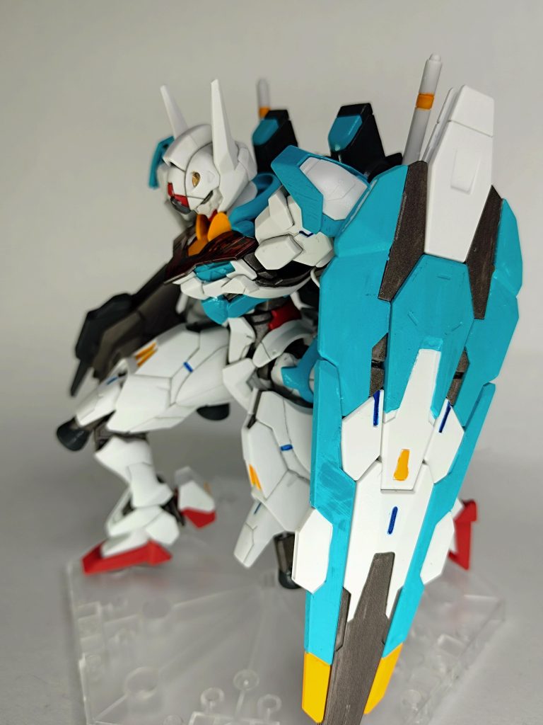 エアリアルといえばこのポーズ。しかし水星の魔女キットはよく動く…!