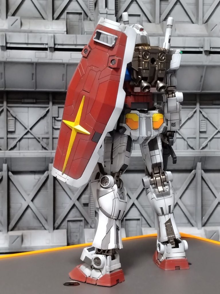 ＲＸ７８Ｆ００／Ｅガンダム（ＥＸ００１グラスフェザー装備）–3枚目/制作者：nikoniko