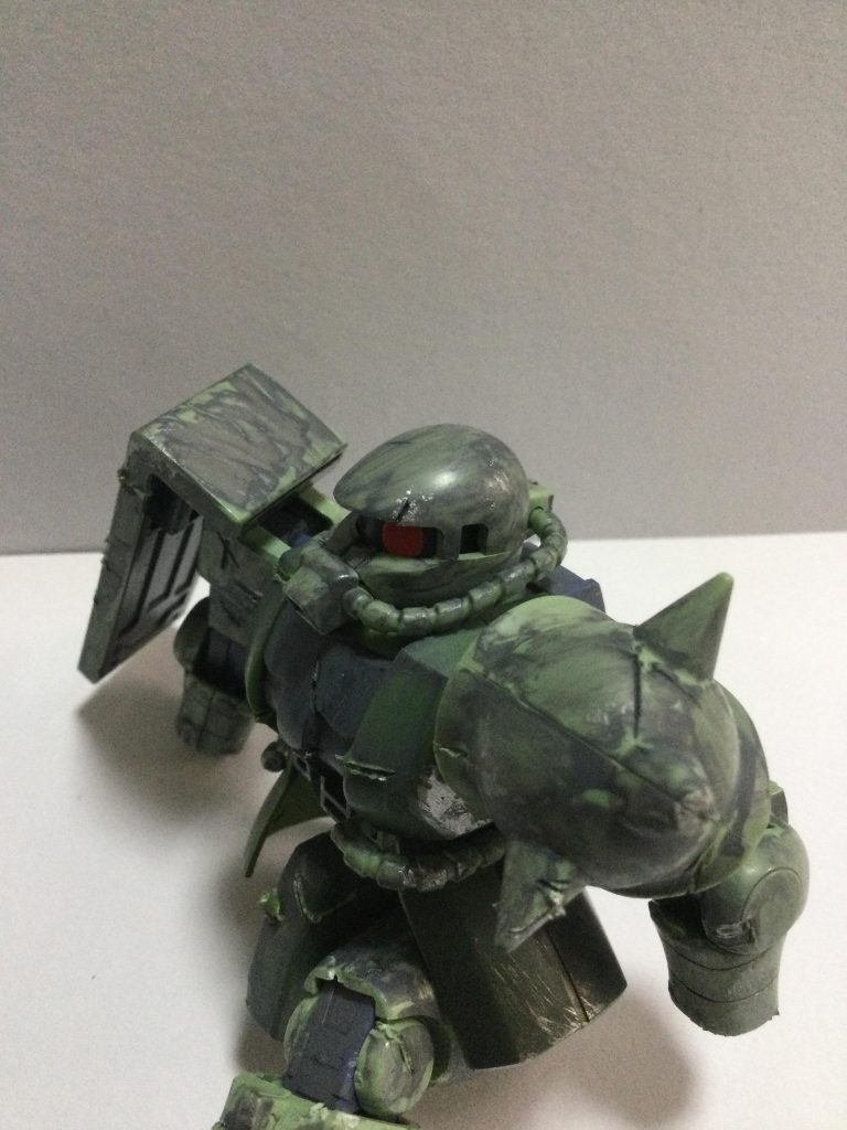 グポォンモノアイ展開!赤いモノアイも、あんまり違和感ないな、、、ここから少々茶番にお付き合いください!