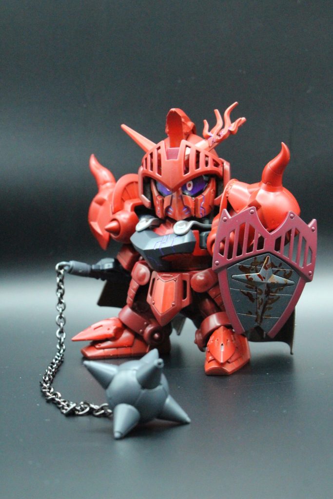 赤いガンダムにはガンダムハンマーが似合う。