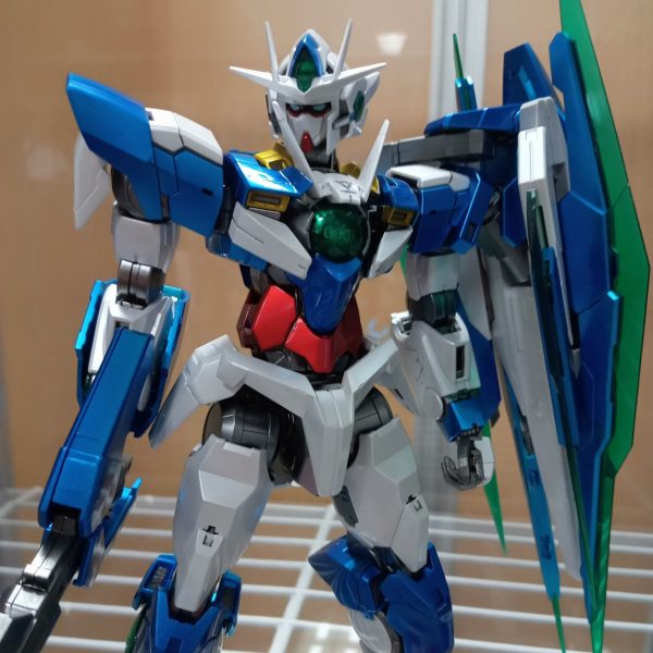 MG ダブルオークアンタ メタリック全塗装のご紹介です(^_