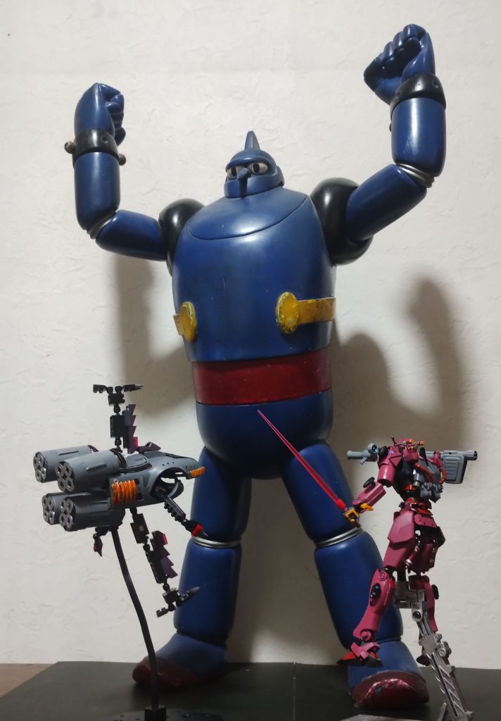 【おまけ】向こうの世界のロボットが巨大化した！MAVで闘うぞ！（このロボットはア・バオア・クー攻略戦に参加していたようだw）