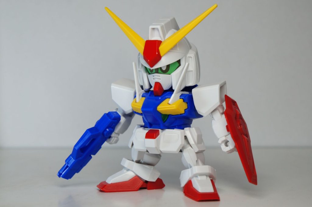 キットは元々実戦配備カラーでした。目はいつもの自作瞳シールに置き換えてあります。