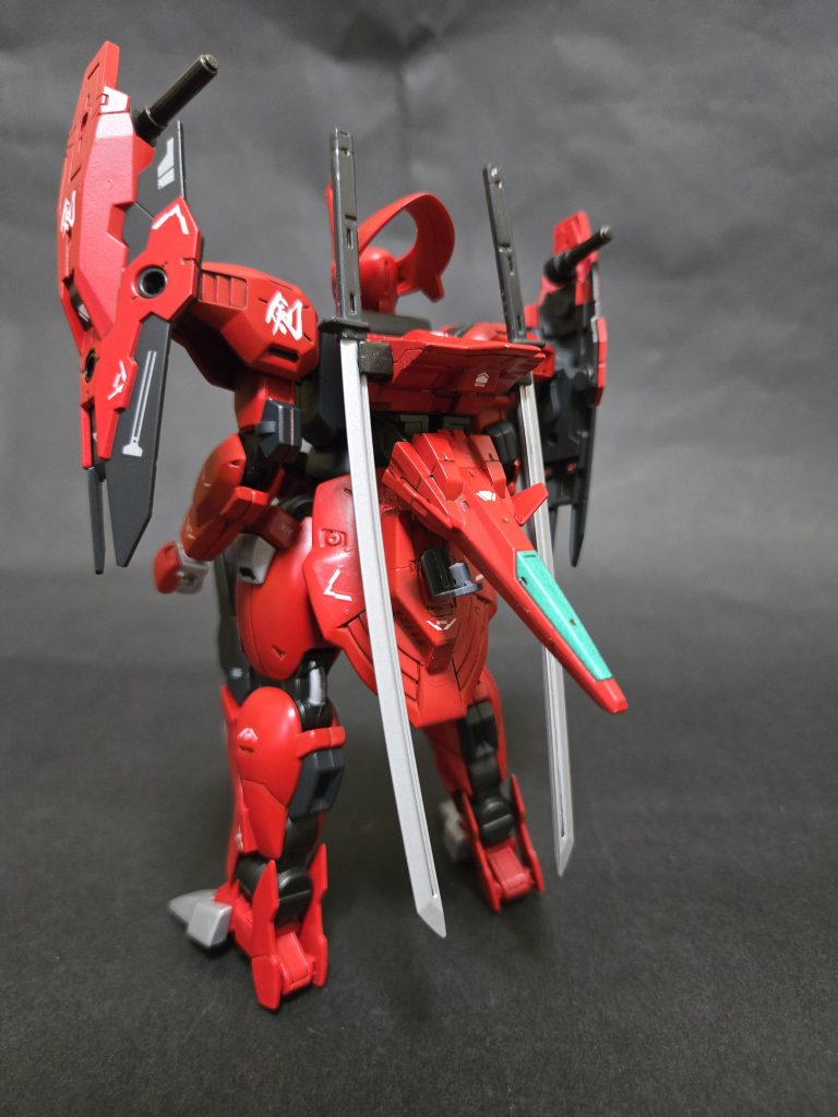 リアビュー テールスタビライザーは30MSのエグザビークル・エアファイターから。