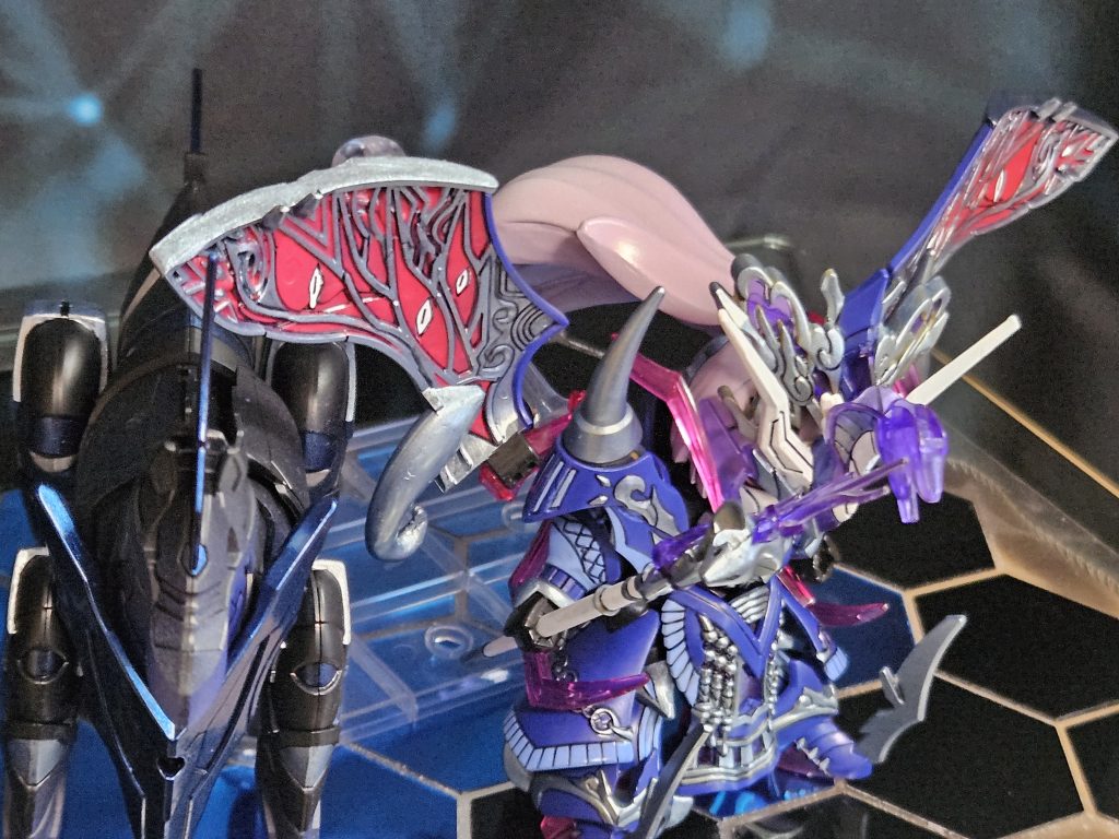 髪はピンクにしましたがパテ埋めしたため重くて立てなくなりましたw