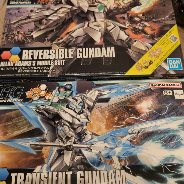 現状として、トランジェントとリバーシブルガンダムとのミキシングは意外と難航しています。ふと周りをみてディナイアルガンダムが仮組みした状態で置いてあったので今回、胴体と下半身を使うことがしました。リバーシブルガンダムの腕に主武装をまとめた為、どうしても全体のバランスが悪くなってしまいましたそこで、ディナイアルが目に入り、徒手空拳を主体とする機体なだけあって胴体と脚が長くプロポーションがよく見えました。その為、配色をどうするかで悩んでます(gundam-kao5)なので、もう少しかかりそうです(gundam-kao10) （2枚目）