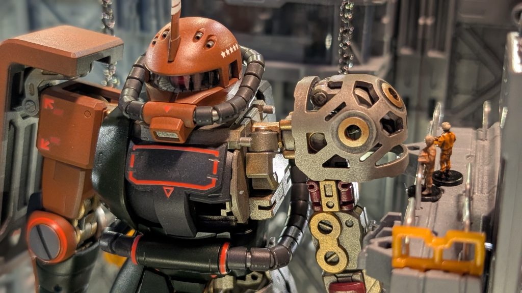 ガルマ専用ザクII–3枚目/制作者：　むにゃふじ子