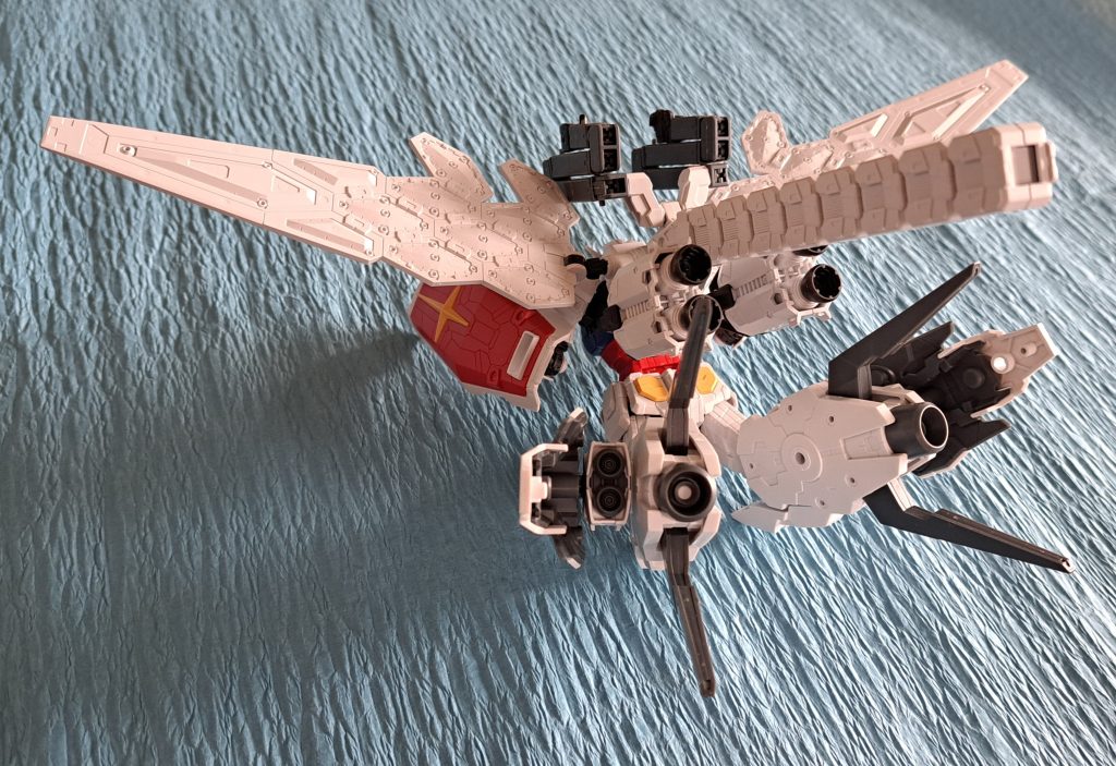 バックショット。もう少しバーニアを増やしたい。できれば内部の形状を統一したい。