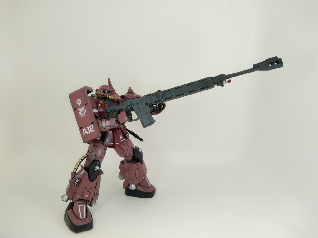 対艦ライフル。劇中の記憶はないですが‥笑　このスケールでの対艦ライフル、結構珍しいので他キットにも使いたいです。