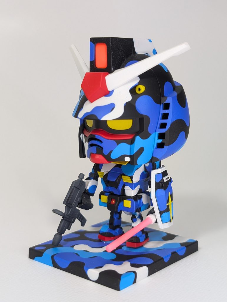 ガンプラくん　カモフラージュ　ブルーver–3枚目/制作者：kasuke