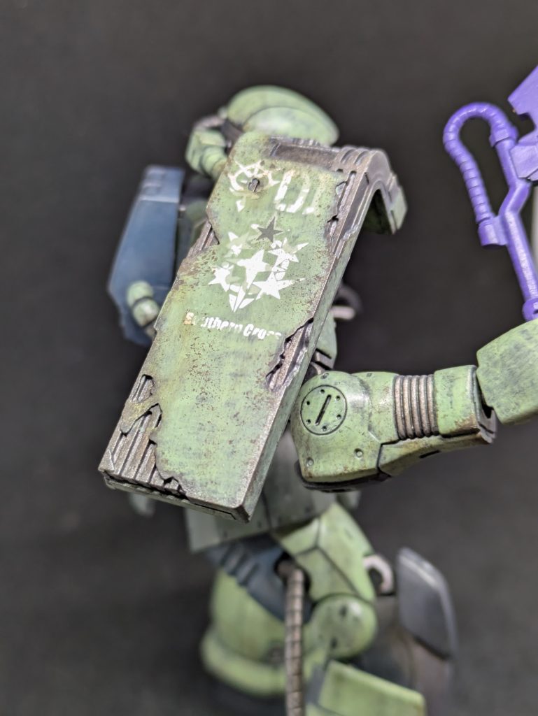 シールドの汚し加減が中々良さ気に決まったと思います。