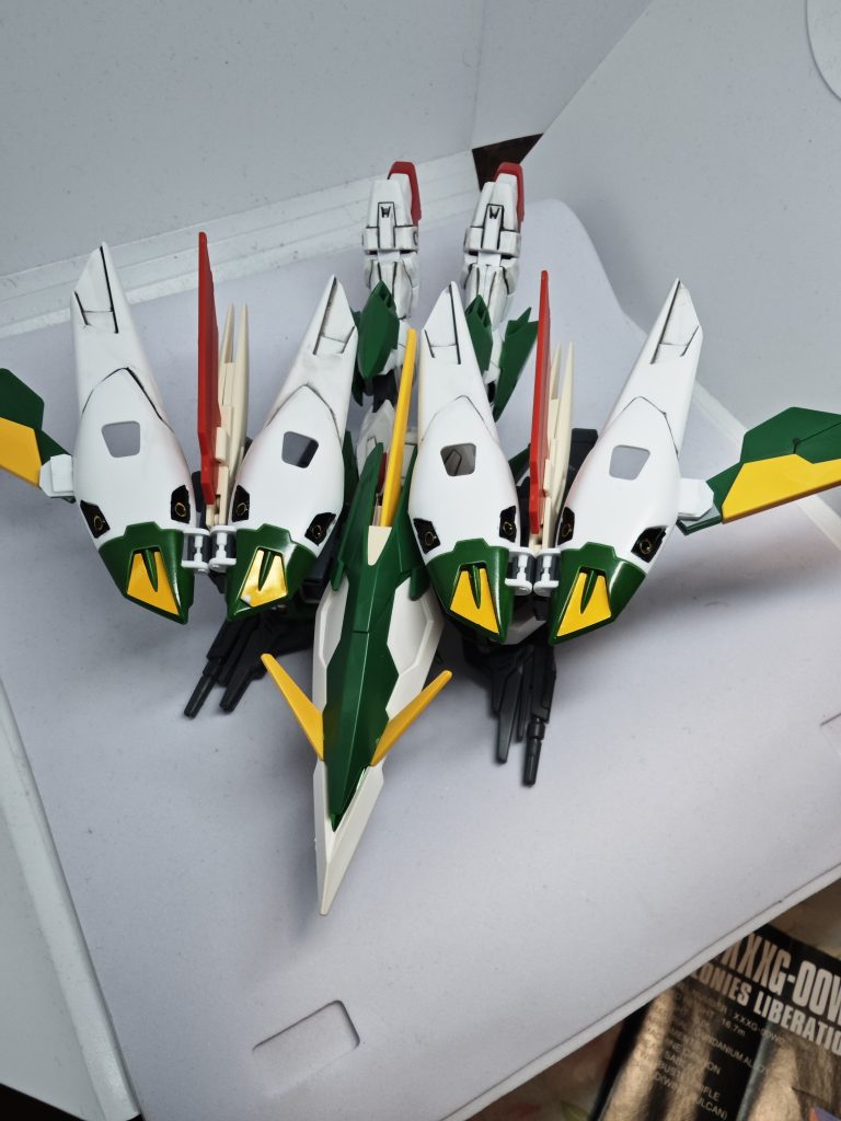 真上からはこんな感じです。何だか隼みたいで恰好良いです。