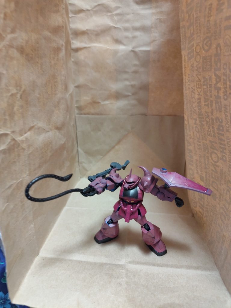 ヒートロッドで攻撃！　ザクマシンガンを追加したので、ドダイYSが欲しくなりますね。