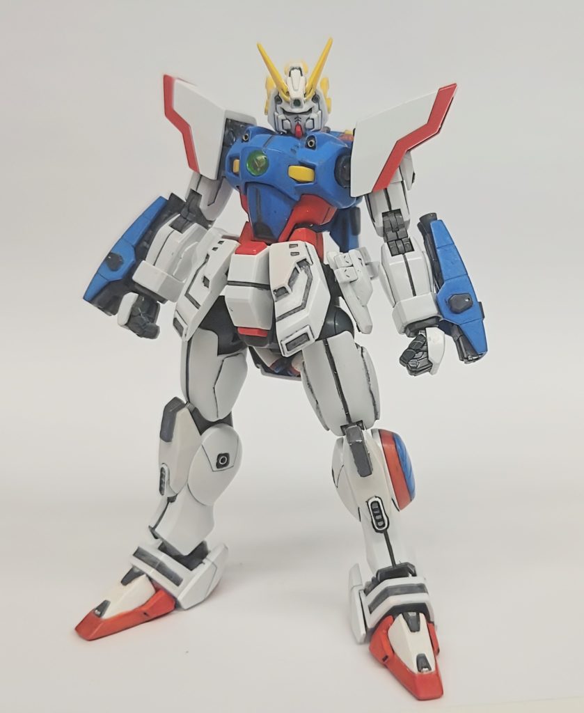 去年の10月頃、ブッドキャリアーの発売アナウンスがあったので立膝ポーズで飾るかなとシャイニング探しに迷走。やっと手に入れた翌日にRGシャイニングのアナウンスが...3〜4日萎えましたがスターバーニングの顔がシャイニング似のイケメンでミキシングすれば結構良くなるかも✨の思いで制作開始しました。