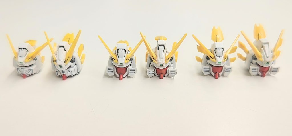 左がキットで右がスターバーニング流用ヘッド