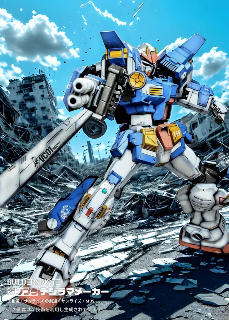 MG  RX-78TB-2〔SB〕ガンダムストームブリンガー　『Ver.私生活が、極貧の翔姫』–6枚目/制作者：私生活が、極貧の翔姫