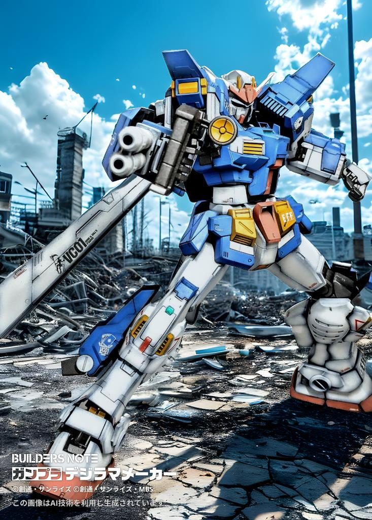 MG  RX-78TB-2〔SB〕ガンダムストームブリンガー　『Ver.私生活が、極貧の翔姫』–4枚目/制作者：私生活が、極貧の翔姫